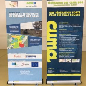 Impression roll-up dans les Landes